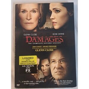 Damages Complete Second Season DVD 3 Disc Set Glenn Close FX Series